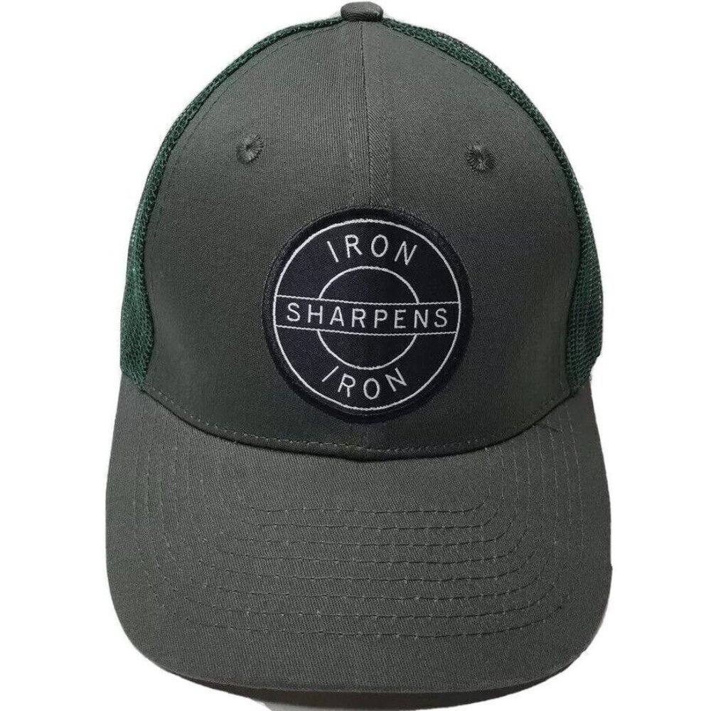 Lifeway Snapback Trucker Hat Mens Multicolor Iron Sharpens Iron Mesh 6 Panel New